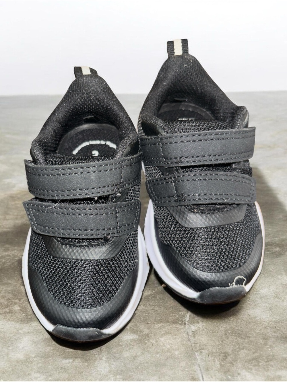 ATHLETIC WORKS Size 3 Mesh Jogger Baby Sneakers with Removable Insoles